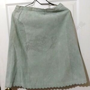 Terry Lewis  leather skirt sz 8P
